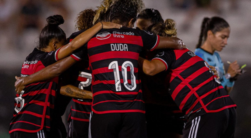 Flamengo em ação no Brasileirão Feminino