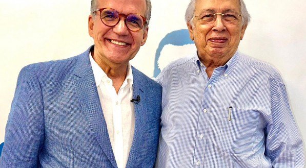Encontro do senador Fernando Dueire e o editor José Ubiracy Silva