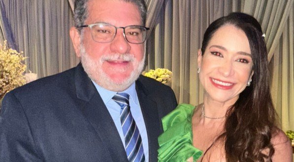 Luiz Mário Moutinho Cristiana Fontes um casal de muito prestígio na nossa cidade

