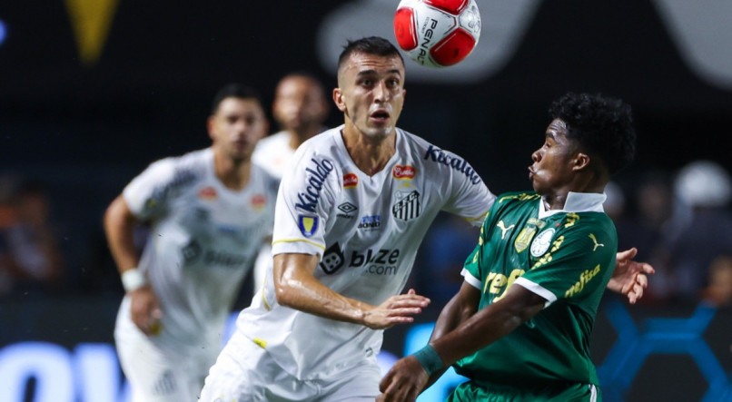 Santos largou na frente do Palmeiras na Final do Paulistão