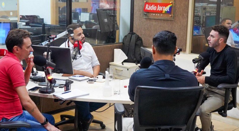 Mariano Soso, técnico do Sport, participou do Fórum Esportivo, da Rádio Jornal