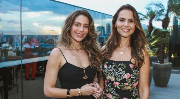 Eduarda Haeckel Vieira e Camila Haeckel Blanke, as anfitriãs