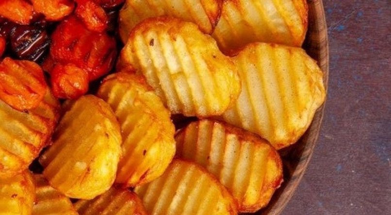 chips de batata doce