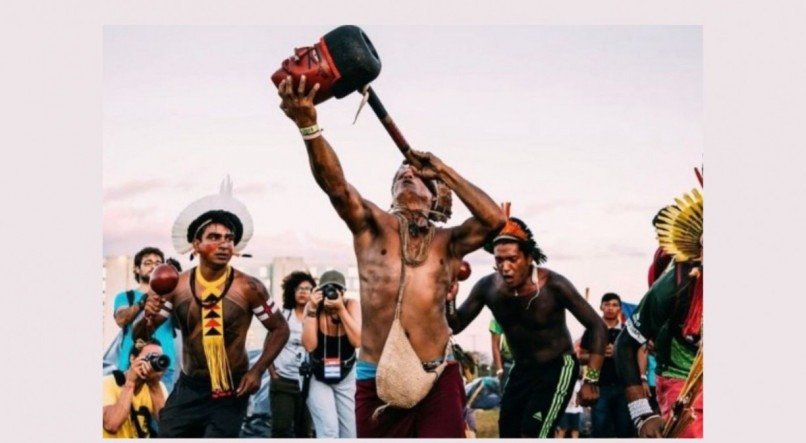 Representantes da etnia Fulni-ô, de Águas Belas, estarão apresentando sua diversidade cultural no Parque Dois Irmãos