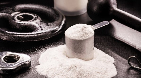 Imagem ilustrativa de whey protein.