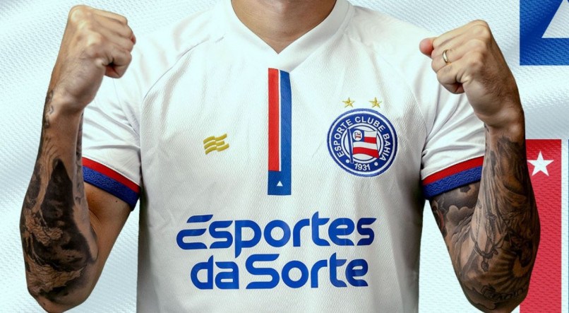 Nova camisa número 1 do Bahia para a temporada 2024