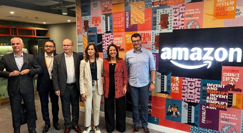 Governadora cumpriu agenda na sede da Amazon, em São Paulo