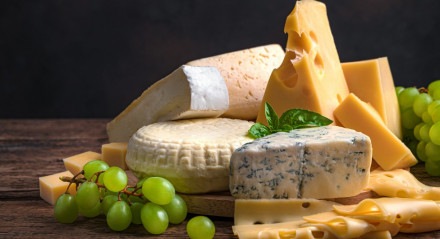 Imagem ilustrativa de queijos!