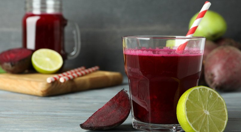 suco de beterraba com limão