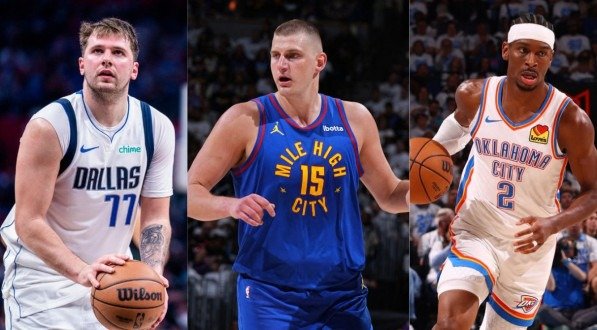 Luka Doncic, Nikola Jokic e Shai Gilgeous-Alexander concorrem a MVP da temporada