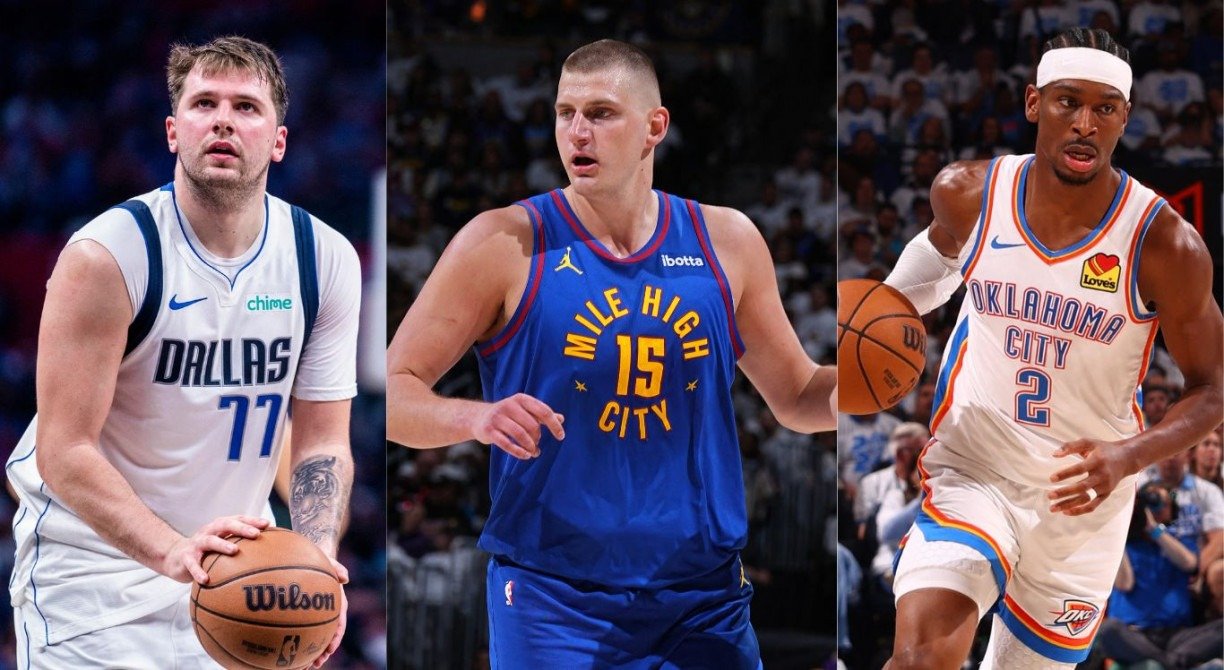 Luka Doncic, Nikola Jokic e Shai Gilgeous-Alexander concorrem a MVP da temporada