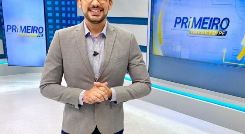 Victor Tavares está apresentando o Primeiro Impacto PE interinamente