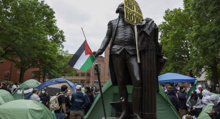 Crescem protestos pró-palestinos em universidades norte-americanas. Polícia reage com prisões
