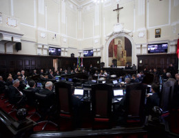 Tribunal Pleno se reúne no Palácio da Justiça, sede do Judiciário estadual
