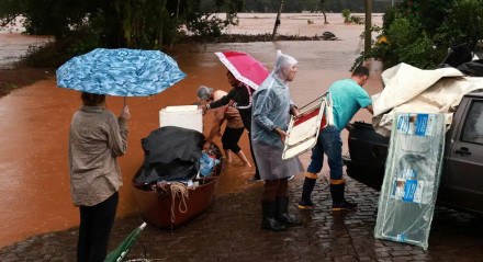 Fortes chuvas deixaram severos estragos no Rio Grande do Sul