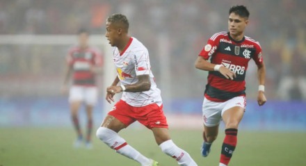 Imagem ilustrativa de partida entre Flamengo e Bragantino