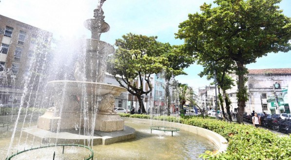 Requalificação da Praça Maciel Pinheiro demandou cerca de R$ 500 mil em investimentos