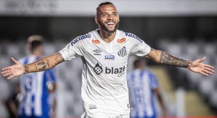Guilherme, atacante, já marcou pelo Santos na Série B