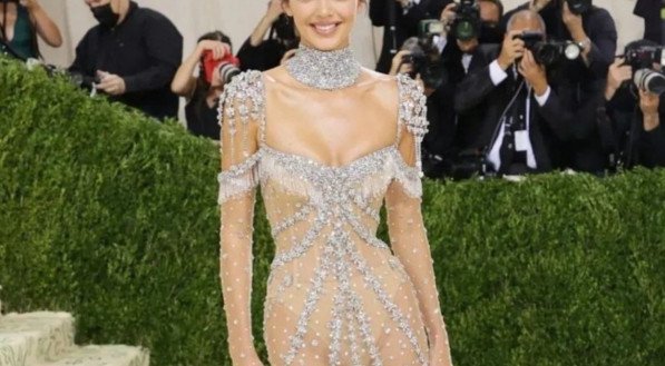 Kendall Jenner em edição do Met Gala.