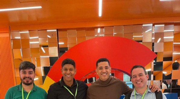 Gilliard Santana, Elton Ponce, Luiz Siqueira e Moises Falc&atilde;o no Workshop sobre fim de cookies de terceiros no Google.