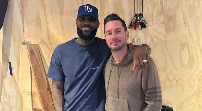 LeBron James e comentarista JJ Redick