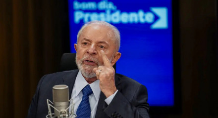 Lula concedeu entrevista a emissoras de rádio durante o programa Bom Dia, Presidente, produzido pela EBC