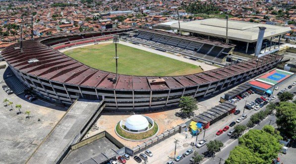 Estádio Rei Pelé, em Maceió-AL