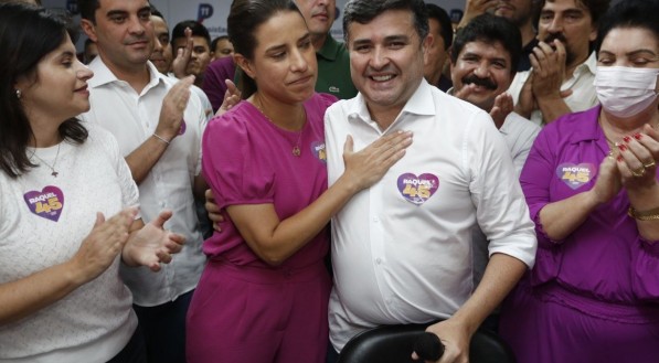 Raquel Lyra com o deputado federal Eduardo da Fonte, líder do PP em Pernambuco