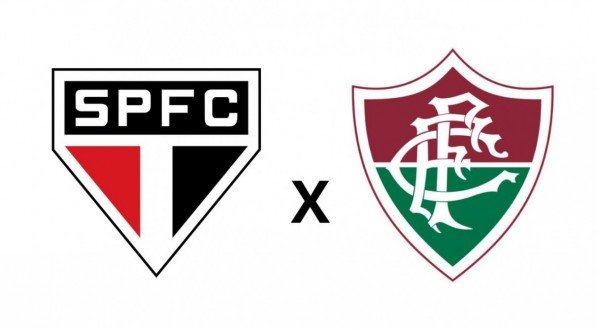 Imagem: escudos de São Paulo (E) e Fluminense (D)