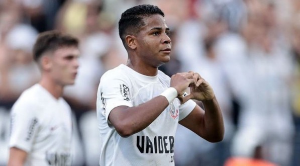 Wesley, atacante do Corinthians e titular contra o Am&eacute;rica-RN pela Copa do Brasil