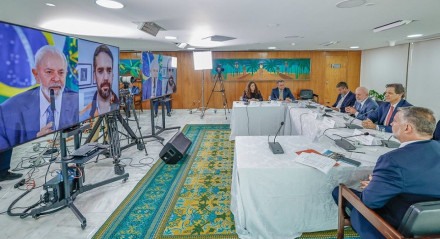 Presidente Lula da Silva, durante reunião sobre as novas medidas relacionadas ao Rio Grande do Sul, Brasília 