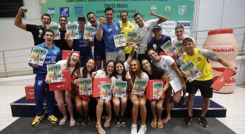 Seleção brasileira de Natação confirmada nas Olimpíadas de Paris