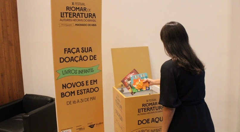 Assim como na edição do ano passado do Festival RioMar de Literatura, o RioMar Recife promove uma campanha de arrecadação de livros literários infantis e juvenis