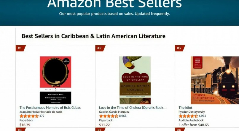 Edição em inglês de Brás Cubas é o livro latino mais vendido na Amazon
