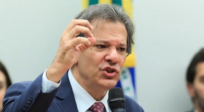 O ministro da Fazenda, Fernando Haddad