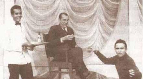 O presidente Juscelino Kubitschek, na TV Jornal