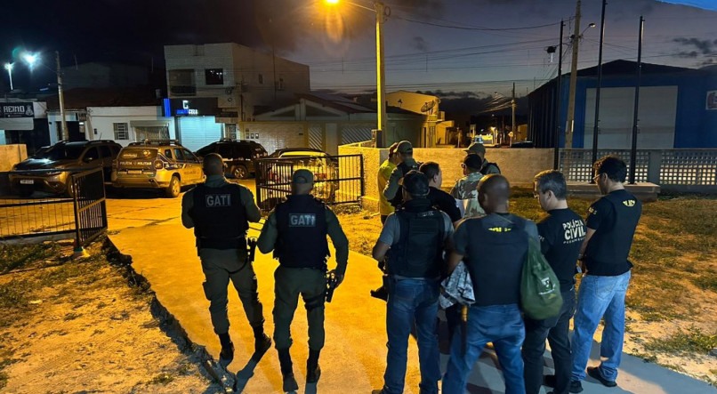 Foto da Operação Escoamento, da Polícia Civil de Pernambuco