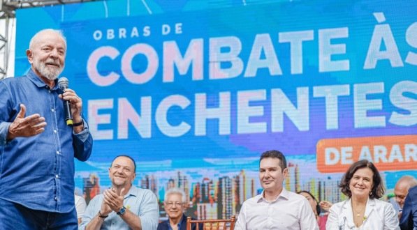 Presidente da República, Luiz Inácio Lula da Silva, durante Cerimônia em Araraquara - SP