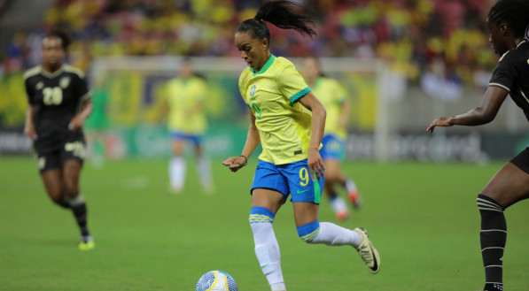 Seleção Brasileira Feminina enfrentou a Jamaica em amistoso na Arena de Pernambuco