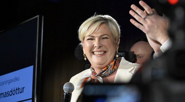Halla Tomasdottir foi proclamada, ontem, para o cargo
