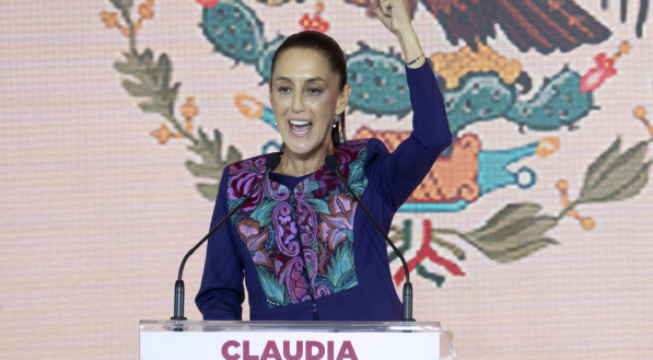 Claudia Sheinbaum foi eleita a primeira mulher presidente do México