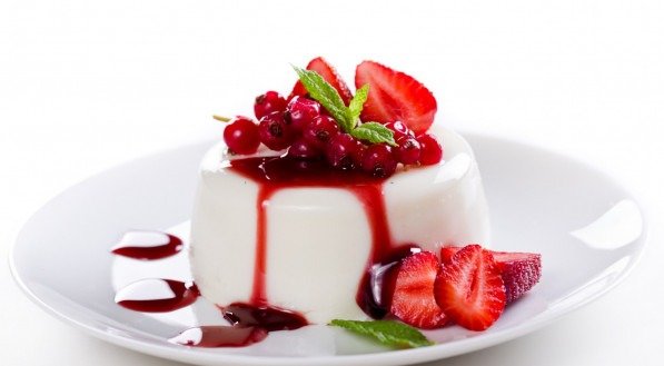 Imagem ilustrativa de panna cotta!