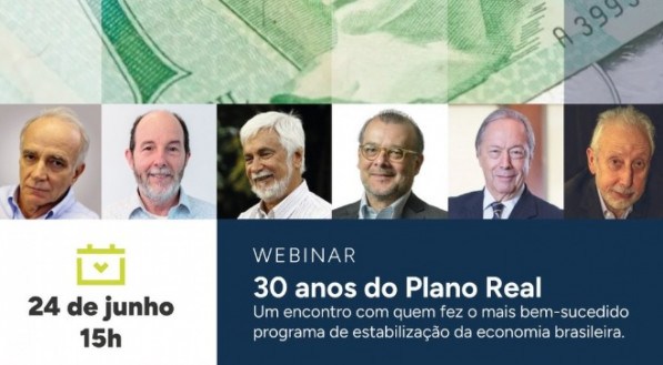 Debate discure "o mais bem-sucedido programa de estabilização da economia brasileira", o Plano Real, que completa 30 anos em 2024