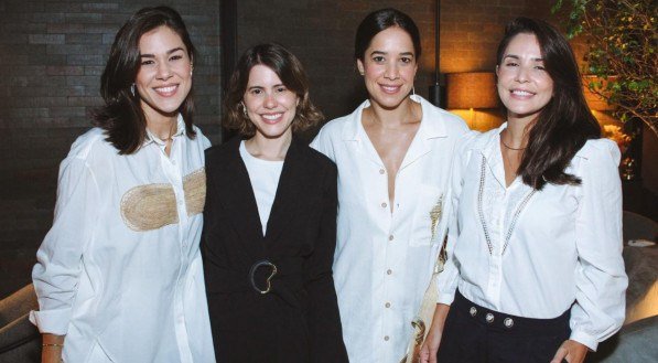 Dani Moraes, Eduarda Dubeux, Renata Barroca e Luana Borges, em evento fashion