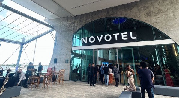 Entrada do Novotel Marina Recife