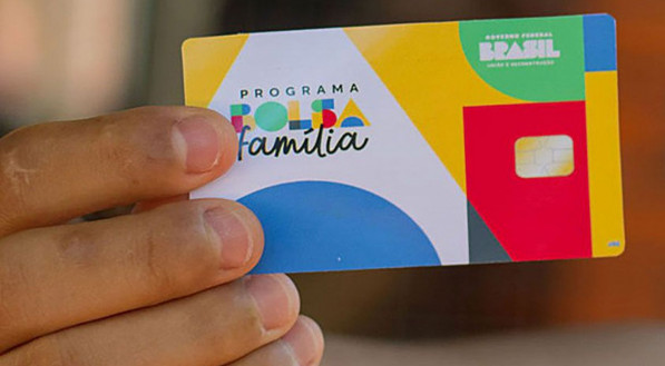 Imagem do cartão do programa Bolsa Família