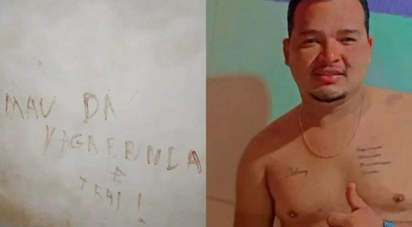 Paulo Mesquita foi preso após matar a namorada e usar sangue para pintar frase em parede