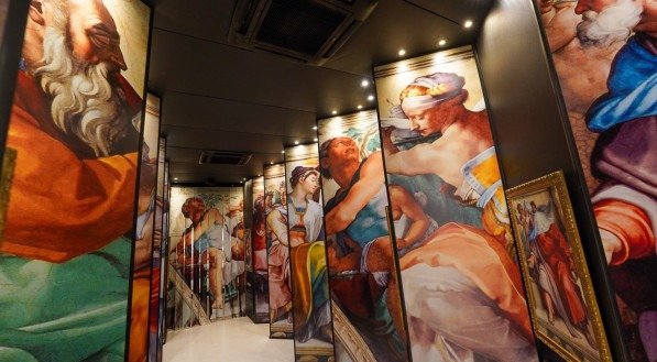 Exposição 'Michelangelo: O Mestre da Capela Sistina' no RioMar Recife