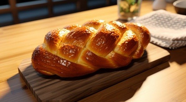 Imagem ilustrativa do pão de brioche fit