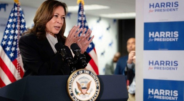 Kamala será a representante Democrata na disputa